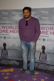 Anurag Kashyap at the First look Launch of the award winning Documentary 'The World Before her'