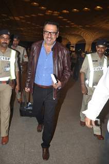 Boman Irani was seen at Mumbai airport leaving to attend IIFA