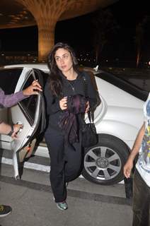 Celebrities at Mumbai airport leaving to attend IIFA