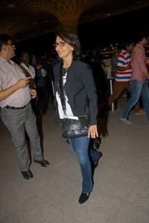 Celebrities at Mumbai airport leaving to attend IIFA