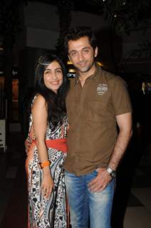 Shibani Kashyap with her husband was seen at the Launch of Signature Collection of Earth 21