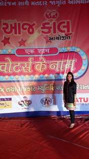 Asha Negi Promotes Voter Awareness