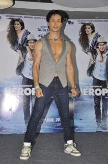 Tiger Shroff at the Promotion of Heropanti on World Dance Day