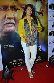 Juhi Chawla at the Premiere of Marathi film Dusari Goshta