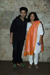 Karan Johar was at the Special Screening of Hawaa Hawaai