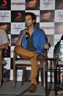 Rajkummar Rao was seen at the Citylights exclusive footage screening