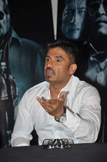 Sunil Shetty addresses the media at the Press conference of Koyelaanchal