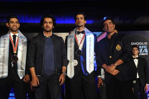 The winners of 'Mr India 2014'