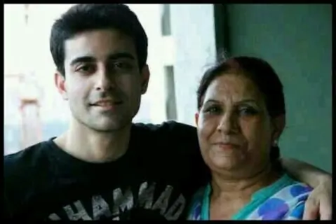 Gautam Rode with his Mom