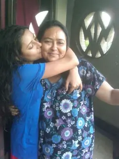 Pratyusha Banerjee with her Mother