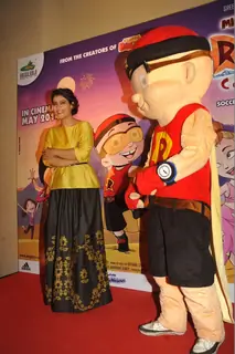 Kajol was at the Press conference of Mighty Raju Rio Calling