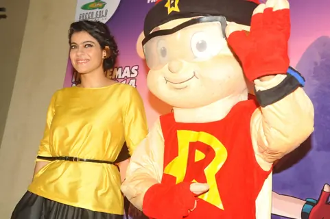 Kajol at the Press conference of Mighty Raju Rio Calling