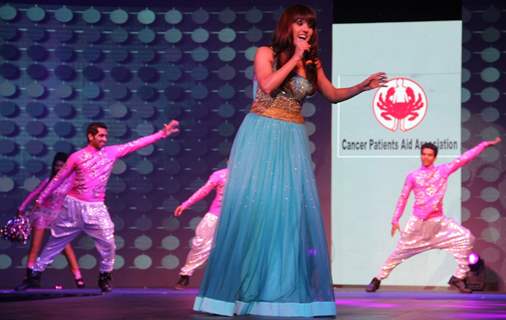 Neeti Mohan performs at the 'Caring with Style' fashion show at NSCI