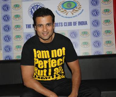 Rohit Roy was seen at the 'Caring with Style' fashion show at NSCI