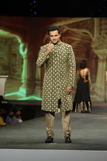 Rohit Roy was seen at the 'Caring with Style' fashion show at NSCI