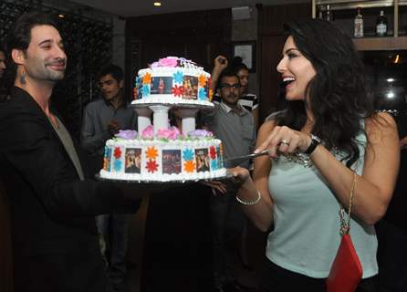 Sunny Leone and her husband at her Birthday Bash