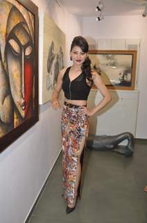 Urvashi Rautela inaugurates art exhibition