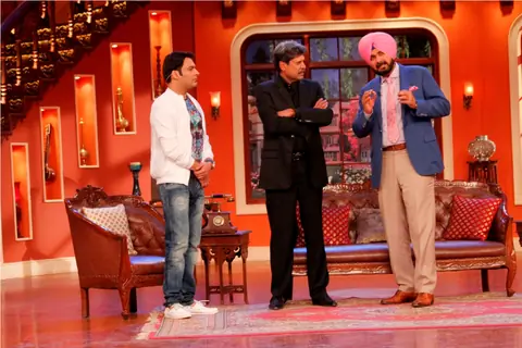 Kapil Dev in a chat with Navjot Singh Sidhu on Comedy Nights With Kapil
