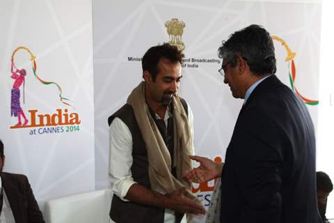 Ranvir Shorey felicitated at the FICCI event at Cannes