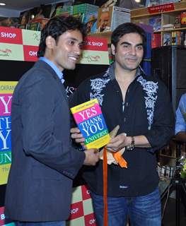 Arbaaz Khan launches Vickrant Mahajan's book Yes Thank You Universe