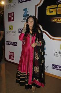 Disha Wakani was at the Boroplus Zee Gold Awards 2014