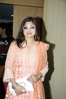 Alka Yagnik was at the Whistling Woods International - 'Celebrate Cinema'