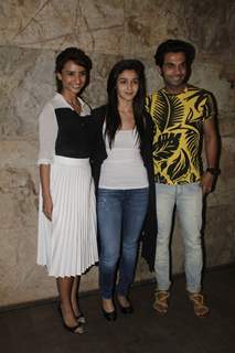 Alia Bhatt, Rajkummar Rao and Patralekha at the Special Screening of Citylights