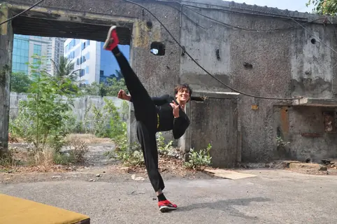 Tiger Shroff performs live action