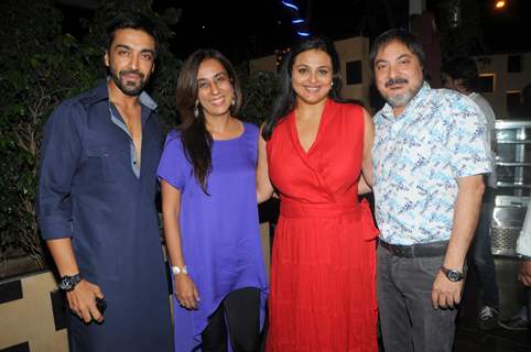 Ashish Chaudhary with Deeya Sing, Shilpa Shorodkar and Tony Singh at the party