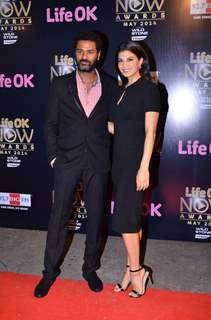 Prabhu Deva and Jacqueline Fernandes at the Life OK Now Awards