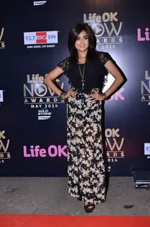 Monali Thakur was at the Life OK Now Awards