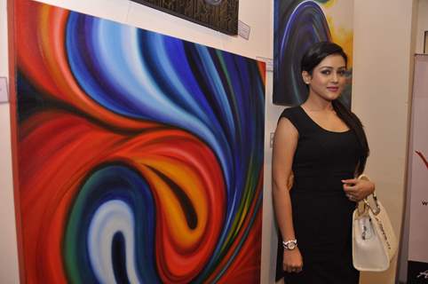 Mishti was at the Art Exhibition