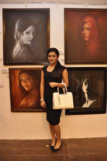 Mishti was at an Art Exhibition