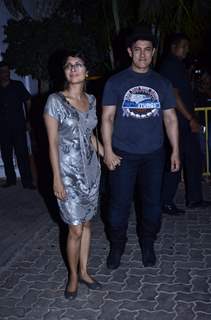 Aamir Khan and Kiran Rao at Karan Johar's Birthday Bash