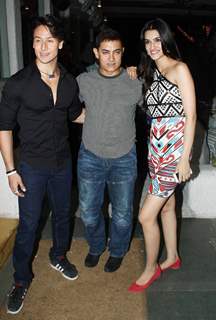 Aamir Khan at Heropanti success party