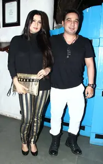 Ahmed Khan at the Heropanti success party