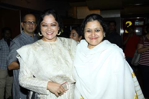 Tanvi Azmi with Supriya Pathak at the Trailer Launch of 'Bobby Jasoos'