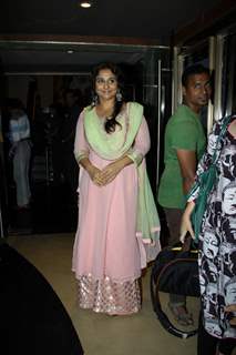 Vidya Balan was seen at the Trailer Launch of 'Bobby Jasoos'