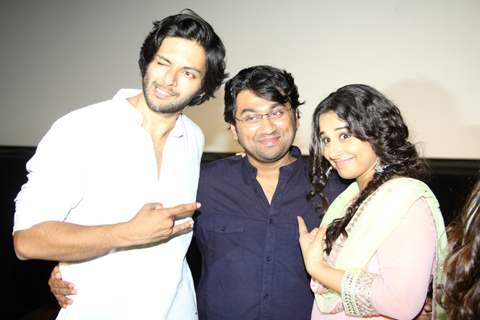 Ali Fazal and Vidya Balan at the Trailer Launch of 'Bobby Jasoos'