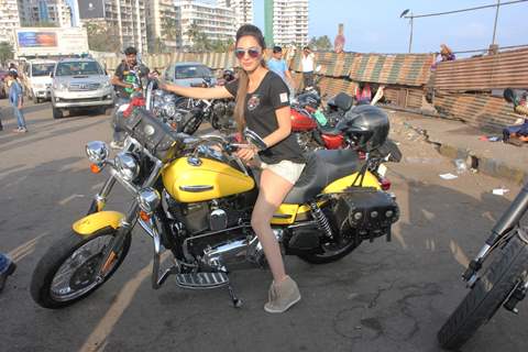 Kiara Advani was at The Fugly Bike Rally