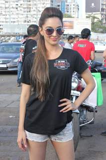 Kiara Advani was at the The Fugly Bike Rally