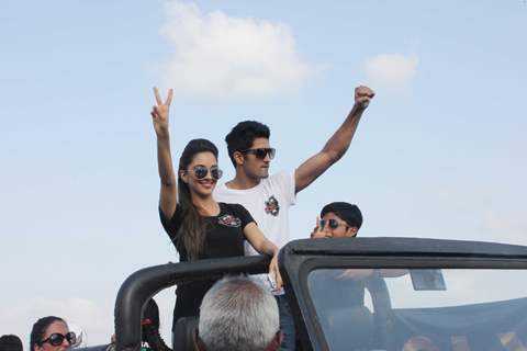 Vijendra Singh and Kiara Advani were at The Fugly Bike Rally