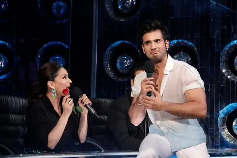 Karan Tacker charms Madhuri at the Launch of Jhalak Dikhhla Jaa Season 7