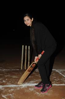 Sasha Agha was at the Cricket Match between Singers and the Cast of 'Desi Katte'