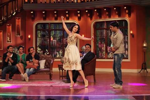 Tamannah performs on on Comedy Nights with Kapil