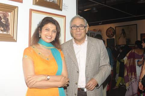 Varsha Usgaonkar at the Group Art Exhibition 'Colours of Life'