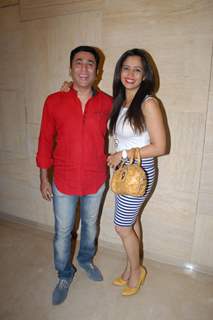 Pushkar Shrotri and Neha Pindse were seen at the Music launch of Marathi Film Lai Bhari
