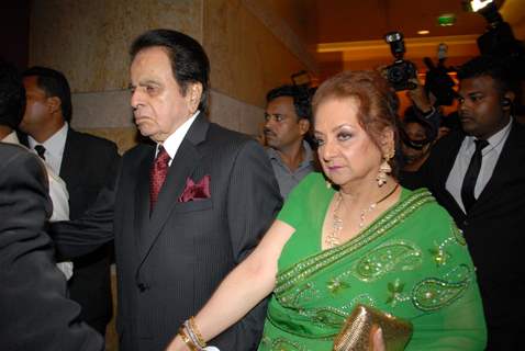 Dilip Kumar and Saira Banu was at the Launch of his autobiography 'Substance and the Shadow'