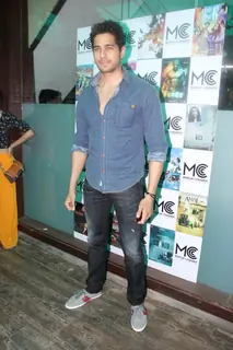 Sidharth Malhotra was seen at the Launch of Mukesh Chhabra casting studio