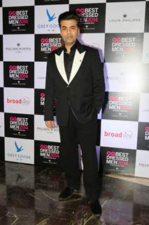 Karan Johar was seen at the GQ Best Dressed Men 2014